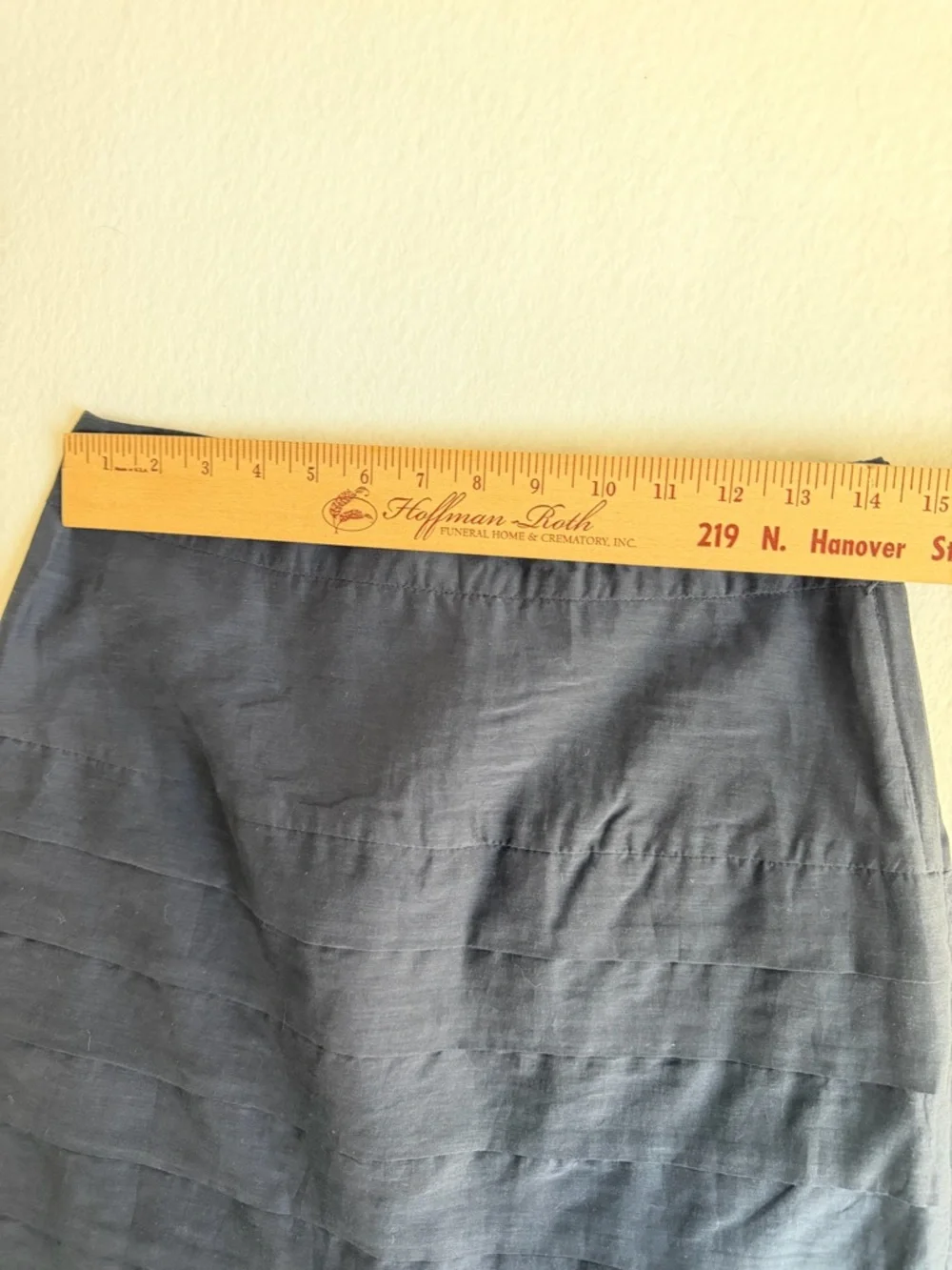 H&M Navy Tiered Mini Skirt NWT Size 8 Textured Layered A-Line